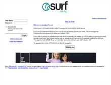 Tablet Screenshot of mail.surf.co.nz