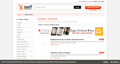 Desktop Screenshot of kultura-umenie.surf.sk